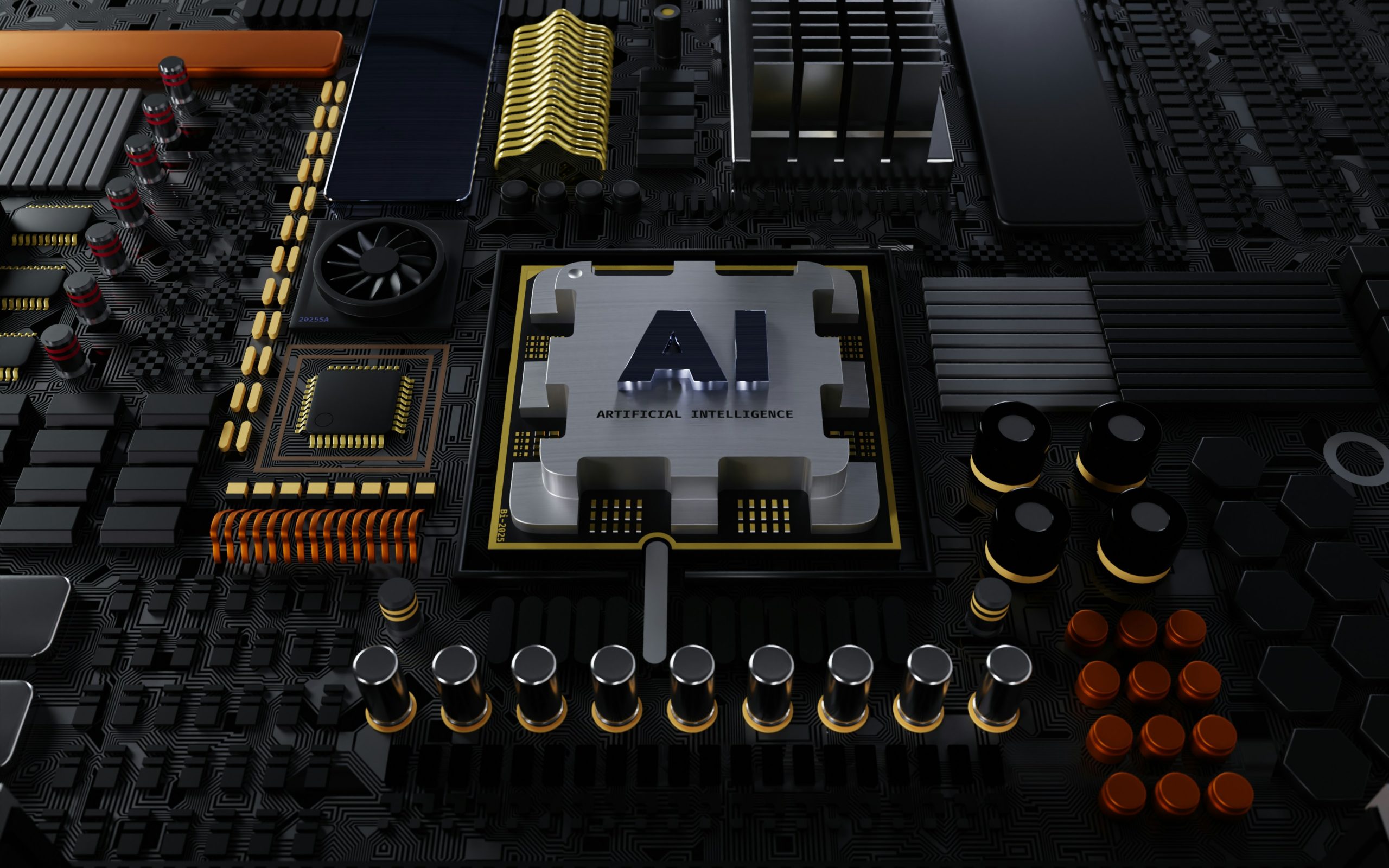 Ai Computer Chip Graphic