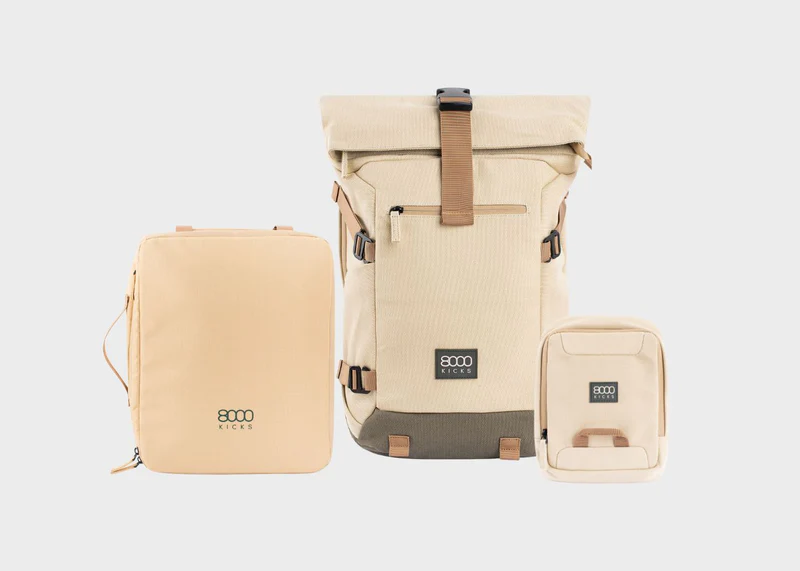 8000Kicks Hemp Travel Bag