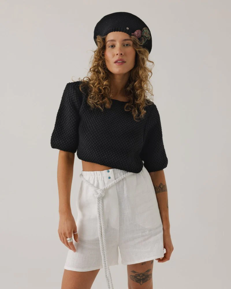 sustainable organic knitted fashion